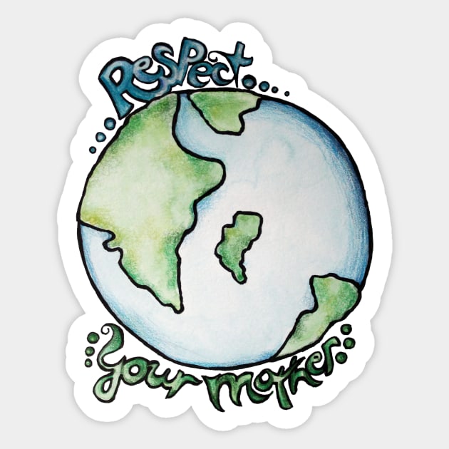 Respect your Mother Earth Day Sticker by bubbsnugg